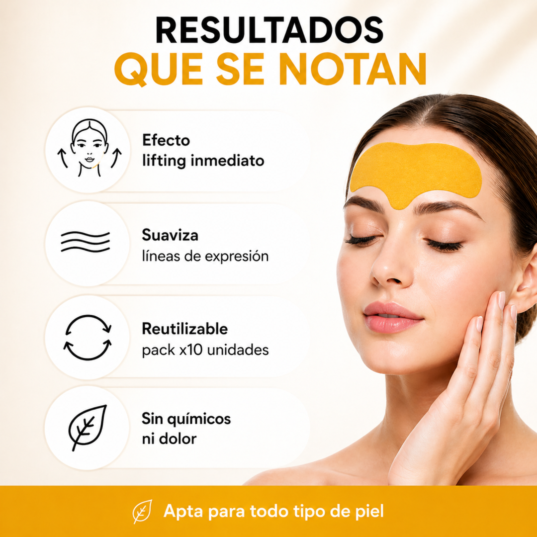 PARCHE ANTIARRUGAS FRENTE – RESULTADOS VISIBLES EN 1 NOCHE